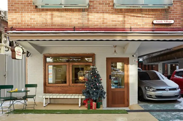 간판 교체 전후 비교 사진